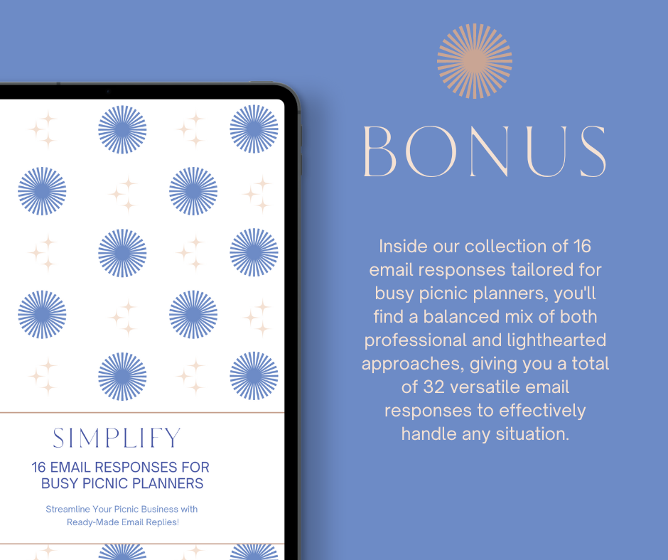 16 Email Responses for Busy Picnic Planners