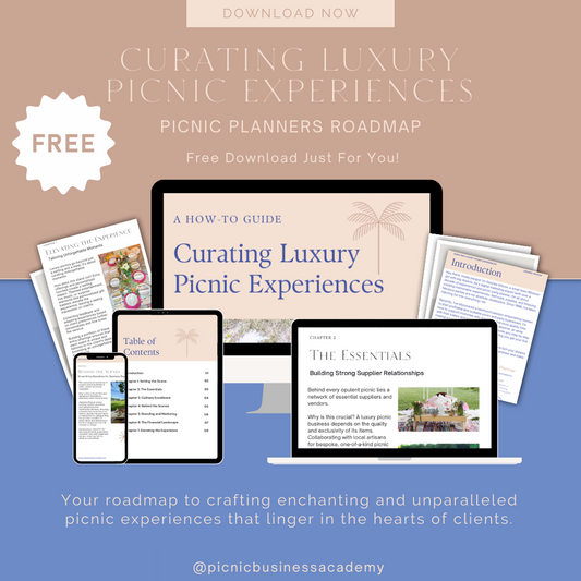 Free E-Book: Guide To Curating Luxury Picnic Experiences