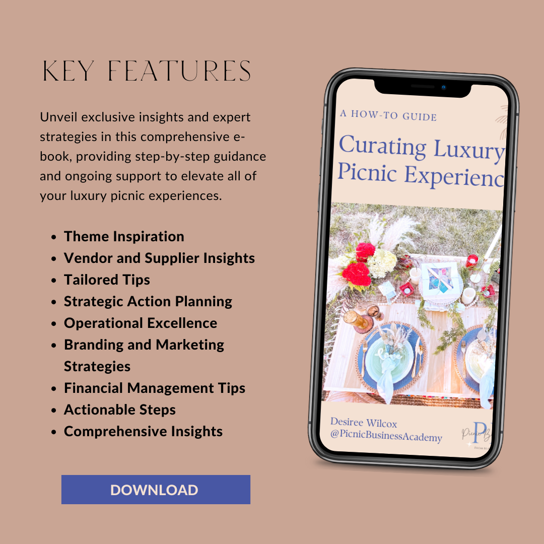 Free E-Book: Guide To Curating Luxury Picnic Experiences